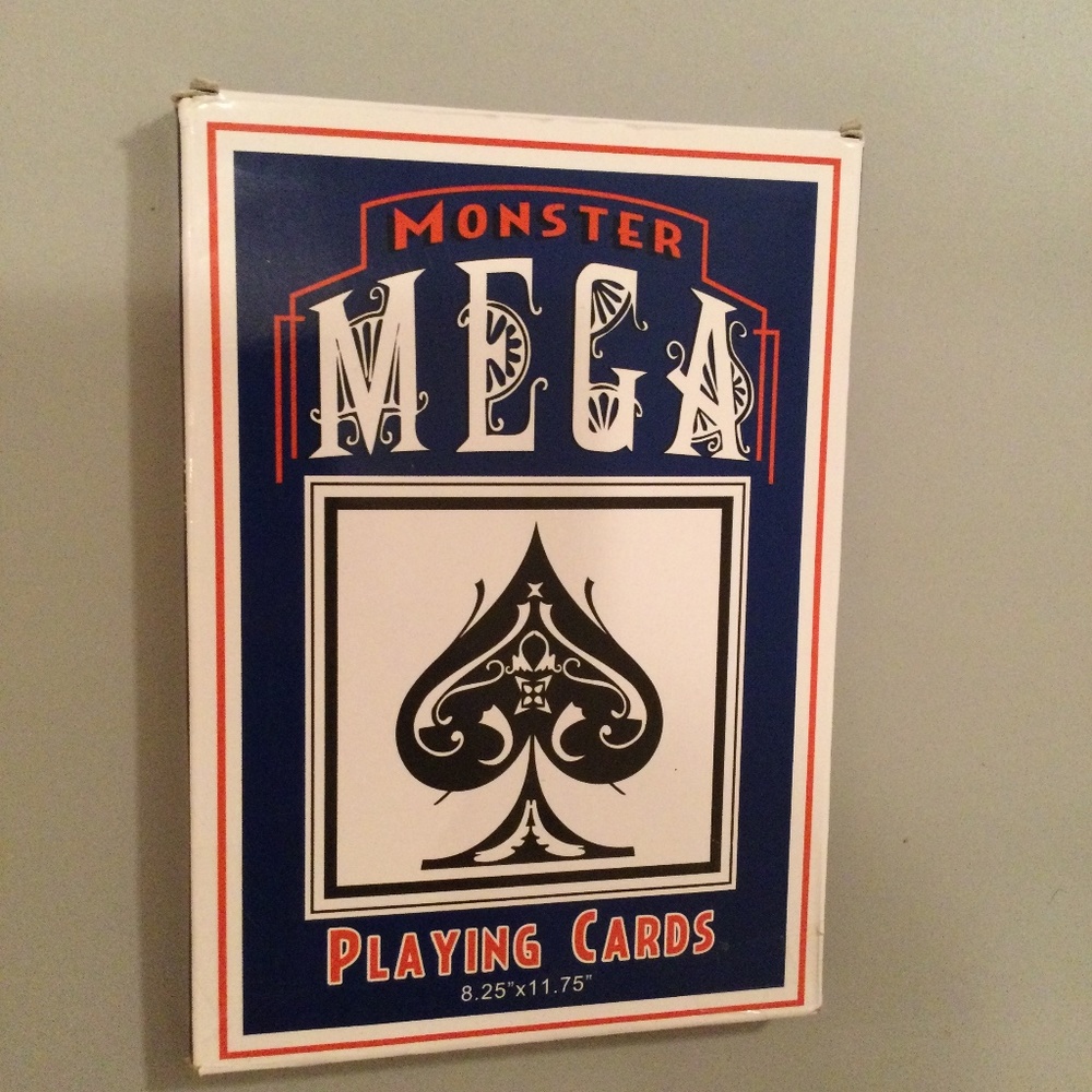 Monster Mega playing cards (8.25” x 11.75”)